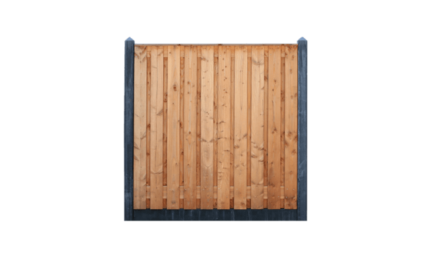 21-planks douglas schutting - beton antraciet 200cm • Gras en Groen Schuttingen